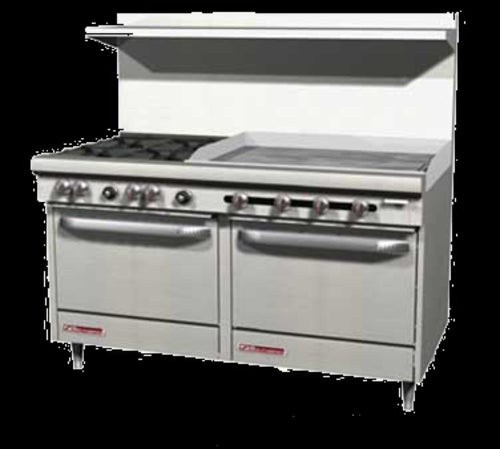Southbend S60DD-4GR Range, 60" Restaurant, Gas