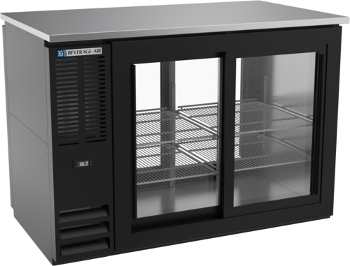 Beverage Air BBN48HC-F-GS-PT-B Back Bar Cabinet, Refrigerated, Pass-Thru