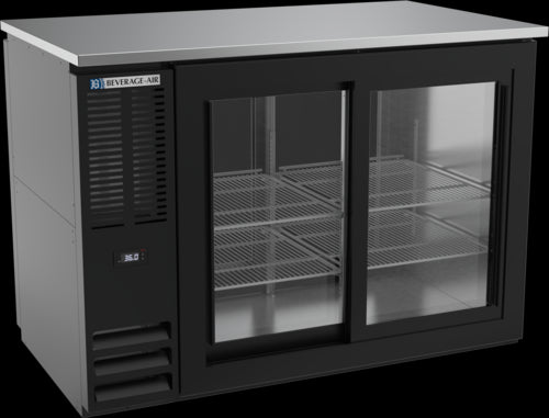Beverage Air BBN48HC-F-GS-PT-B Back Bar Cabinet, Refrigerated, Pass-Thru
