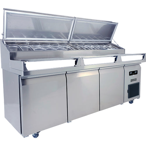 U-Line UCPT588-SS61A Refrigerated Counter, Pizza Prep Table