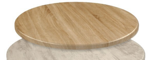 Atlanta Booth and Chair 3DL30R Table Top, Laminate