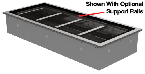Advance Tabco DICP-4 Cold Food Well Unit, Drop-In, Ice-Cooled
