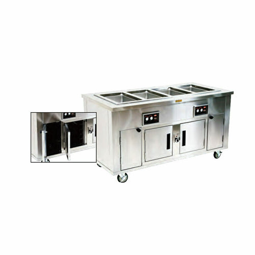 Alluserv AHF3HIB Serving Counter, Hot Food, Electric