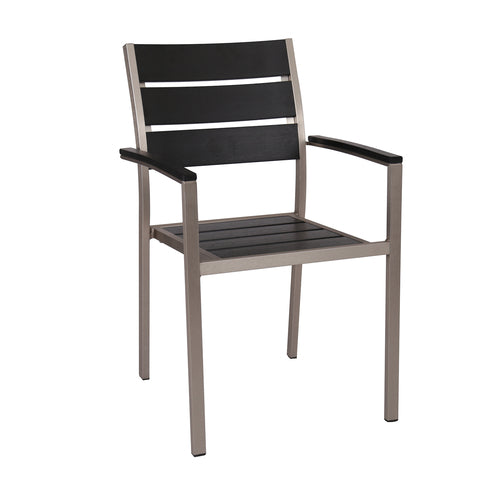 G & A Commercial Seating 8216AR Chair, Armchair, Stacking, Outdoor