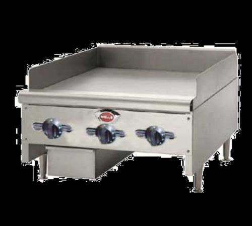Wells HDTG-6030G Griddle, Gas, Countertop