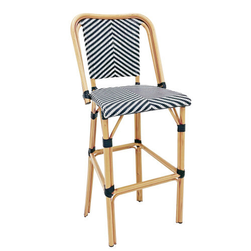G & A Commercial Seating 913 Bar Stool, Stacking, Outdoor