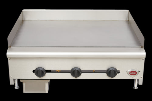 Wells HDG-3630G Griddle, Gas, Countertop