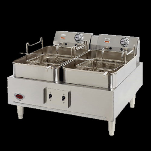 Wells F-30 Fryer, Electric, Countertop, Split Pot