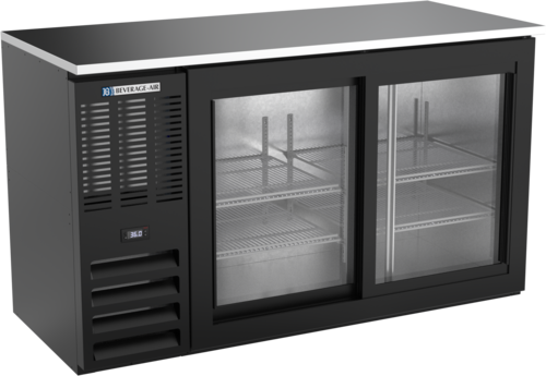 Beverage Air BBN58HC-GS-B Back Bar Cabinet, Refrigerated
