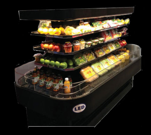 Howard-McCray SC-OD42I-7-B-LED Merchandiser, Open Refrigerated Display