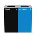 Alpine ALP4450-BLK-KIT1 Recycling Receptacle / Container, Metal