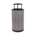Alpine ALP4400-01-GRY-RB Trash Can / Container, Commercial