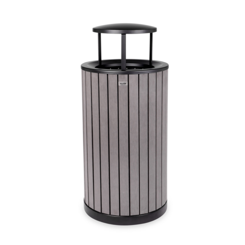 Alpine ALP4400-01-GRY-RB Trash Can / Container, Commercial