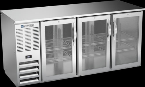 Beverage Air BBN72HC-FG-PT-S Back Bar Cabinet, Refrigerated, Pass-Thru