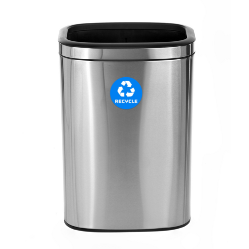 Alpine ALP470-40L-R Recycling Receptacle / Container, Metal