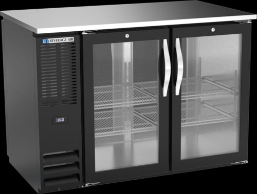 Beverage Air BBN48HC-G-PT-B Back Bar Cabinet, Refrigerated, Pass-Thru