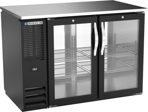 Beverage Air BBN48HC-G-PT-B Back Bar Cabinet, Refrigerated, Pass-Thru