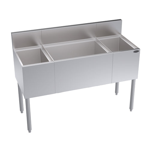 Krowne KR19-M48C Underbar Ice Bin/Cocktail Station, Bottle Well Bin