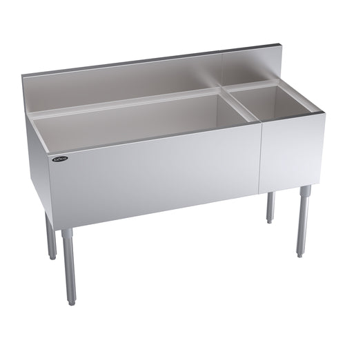 Krowne KR19-M48L Underbar Ice Bin/Cocktail Station, Bottle Well Bin