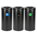Alpine ALP475-27-BLK-R-T-CO Recycling Receptacle / Container, Metal