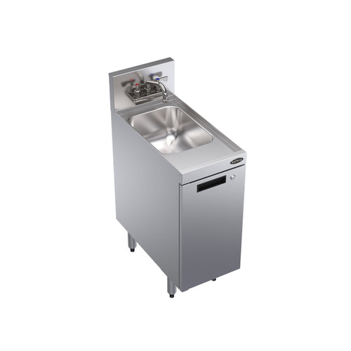 Krowne KR24-SD12C Underbar Waste Cabinet, Wet & Dry