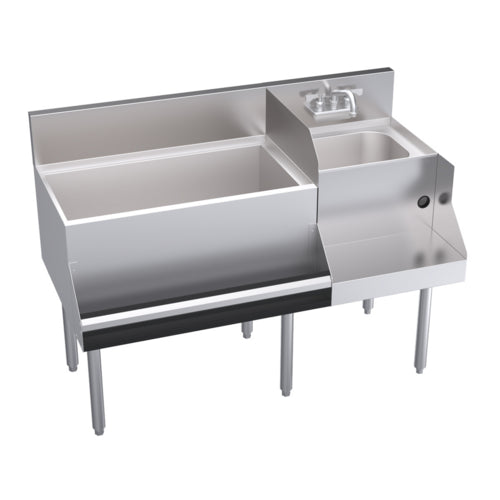 Krowne KR24-W48L-10 Underbar Ice Bin/Cocktail Station, Blender Station