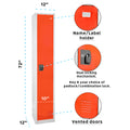 Alpine ADI629-201-RED Locker