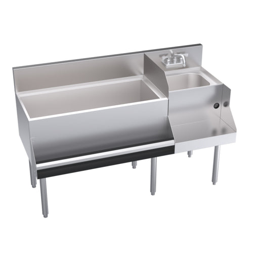 Krowne KR24-W54L-10 Underbar Ice Bin/Cocktail Station, Blender Station