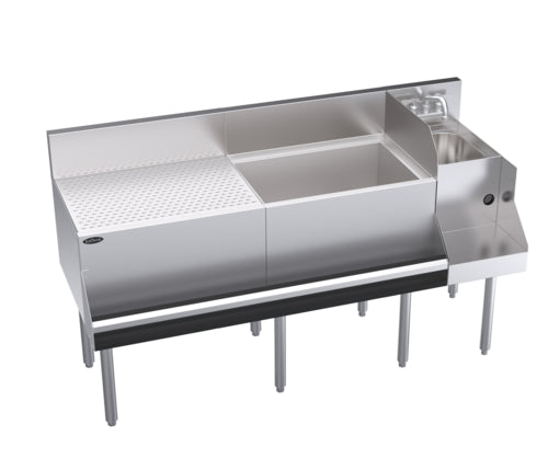 Krowne KR24-W60A-10 Underbar Ice Bin/Cocktail Station, Blender Station