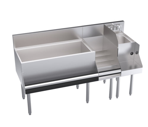 Krowne KR24-W60D-10 Underbar Ice Bin/Cocktail Station, Blender Station