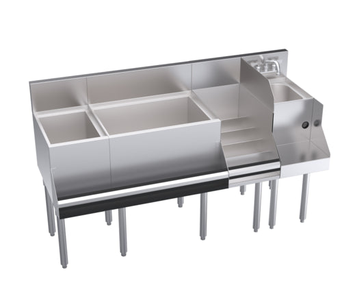 Krowne KR24-W60E-10 Underbar Ice Bin/Cocktail Station, Blender Station