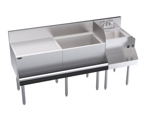 Krowne KR24-W66A-10 Underbar Ice Bin/Cocktail Station, Blender Station