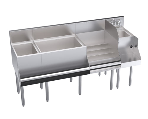 Krowne KR24-W66E-10 Underbar Ice Bin/Cocktail Station, Blender Station