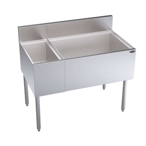 Krowne KR24-M42R-10 Underbar Ice Bin/Cocktail Station, Bottle Well Bin