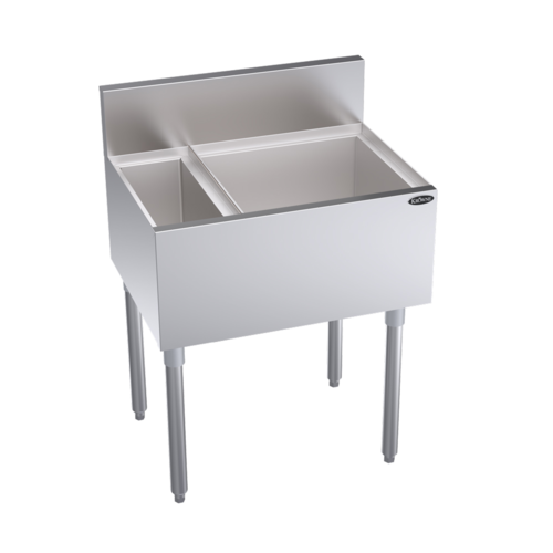 Krowne KR19-MS26R Underbar Ice Bin/Cocktail Station, Bottle Well Bin