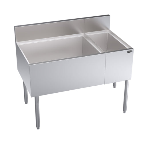 Krowne KR24-M42L Underbar Ice Bin/Cocktail Station, Bottle Well Bin