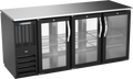 Beverage Air BBN72HC-F-GS-PT-B Back Bar Cabinet, Refrigerated, Pass-Thru