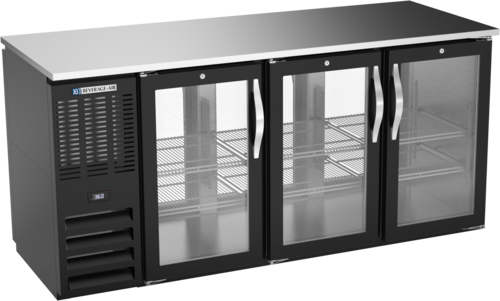 Beverage Air BBN72HC-F-GS-PT-B Back Bar Cabinet, Refrigerated, Pass-Thru