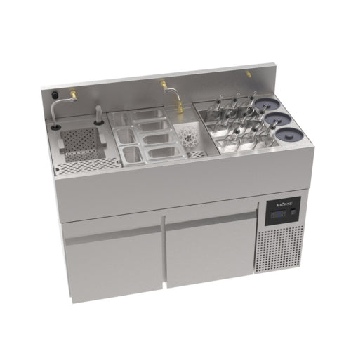 Krowne MW48R-B Underbar Ice Bin/Cocktail Station, Blender Station