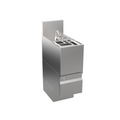 Krowne AL24-TC12 Underbar Ice Bin/Cocktail Station, Sink Combo