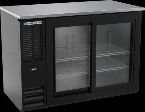 Beverage Air BBN48HC-F-GS-B Back Bar Cabinet, Refrigerated