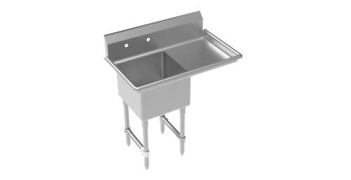 Krowne CS-1818-R-LF Sink, (1) One Compartment