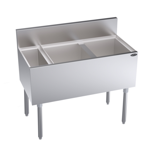 Krowne KR19-MS38R-10 Underbar Ice Bin/Cocktail Station, Bottle Well Bin