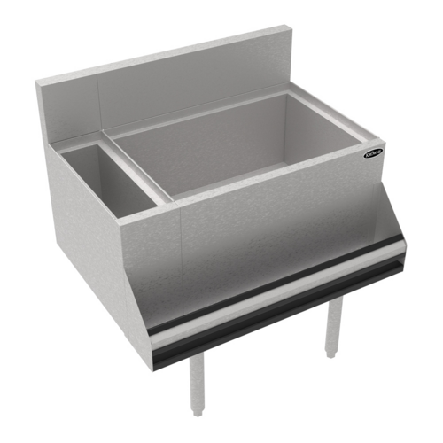 Krowne KR19-M30R Underbar Ice Bin/Cocktail Station, Bottle Well Bin