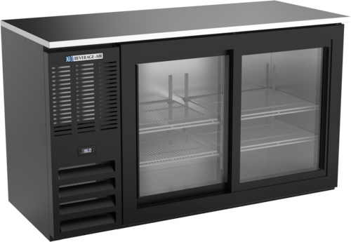 Beverage Air BBN58HC-F-GS-B Back Bar Cabinet, Refrigerated