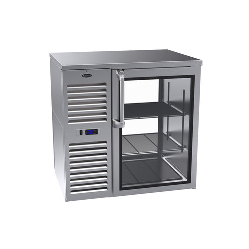 Krowne KPT36L Back Bar Cabinet, Refrigerated, Pass-Thru