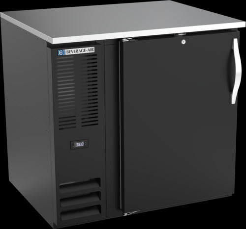 Beverage Air BB36HC-F-B Back Bar Cabinet, Refrigerated