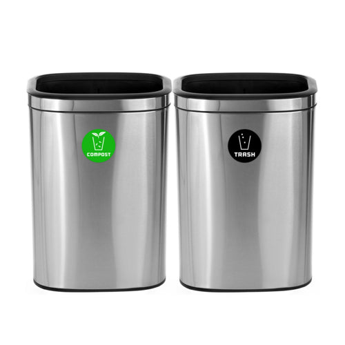 Alpine ALP470-40L-CO-T Trash Receptacle, Indoor