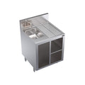 Krowne KR24-24SC-L Underbar Waste Cabinet, Wet & Dry