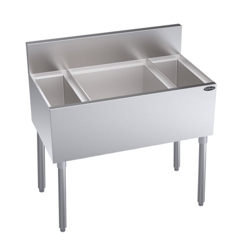 Krowne KR19-MS34C-7 Underbar Ice Bin/Cocktail Station, Bottle Well Bin